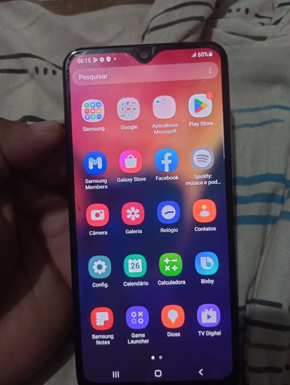 Celular Android semi novo Samsung A50 tudo funcionando perfeitamente.