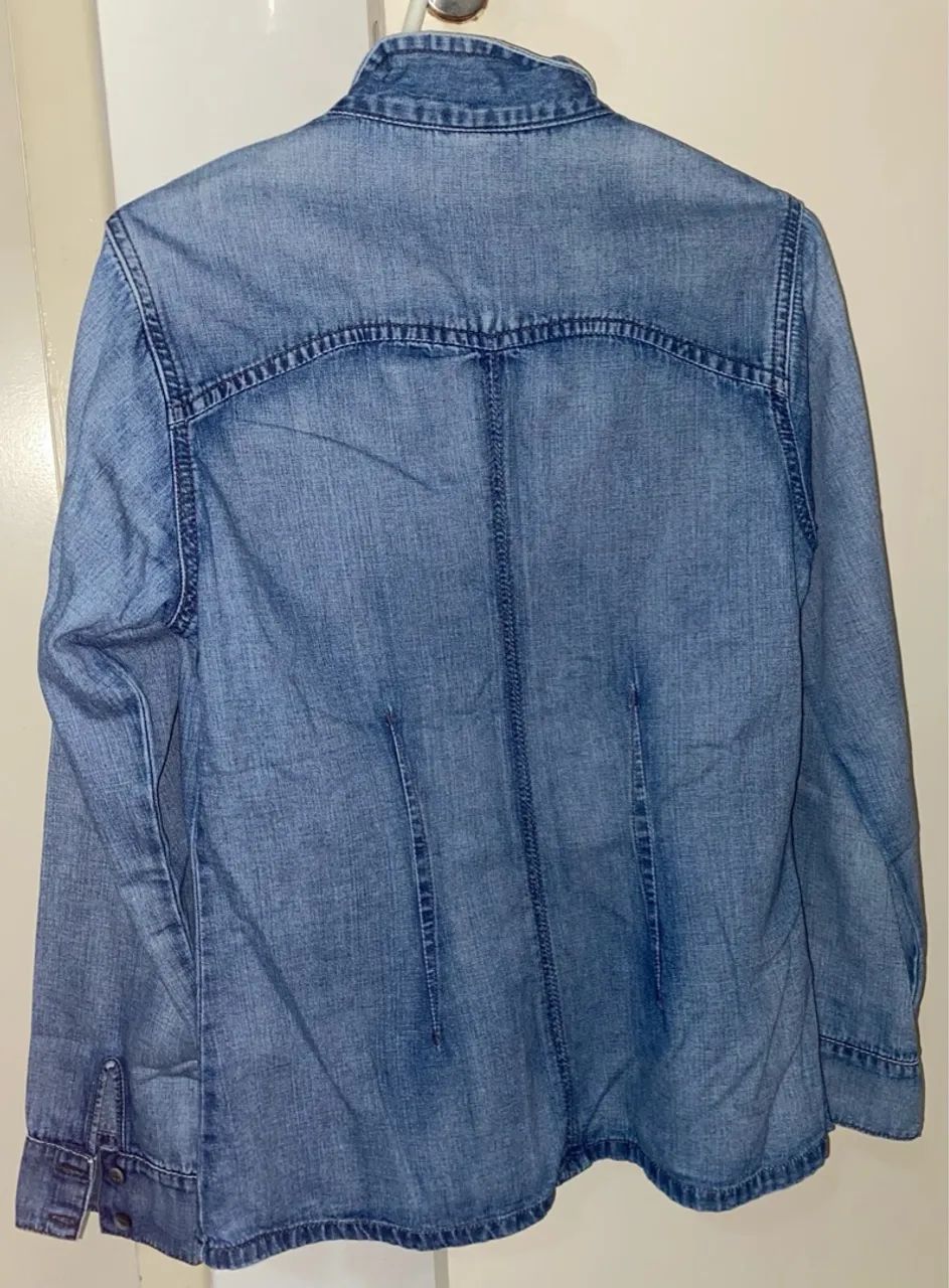 Camisa Jeans Feminina  - Foto 5
