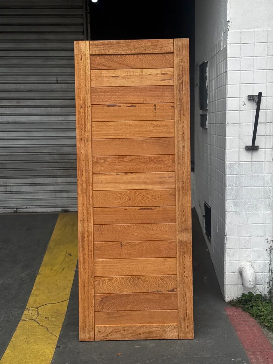 Portas de madeira angelim pedra 80cm - Super PROMOÇÃO  - Foto 2