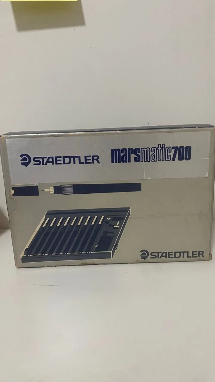 Estojo Caneta Nanquim Staedler Marsmatic 700 novo, na caixa, nunca utilizado