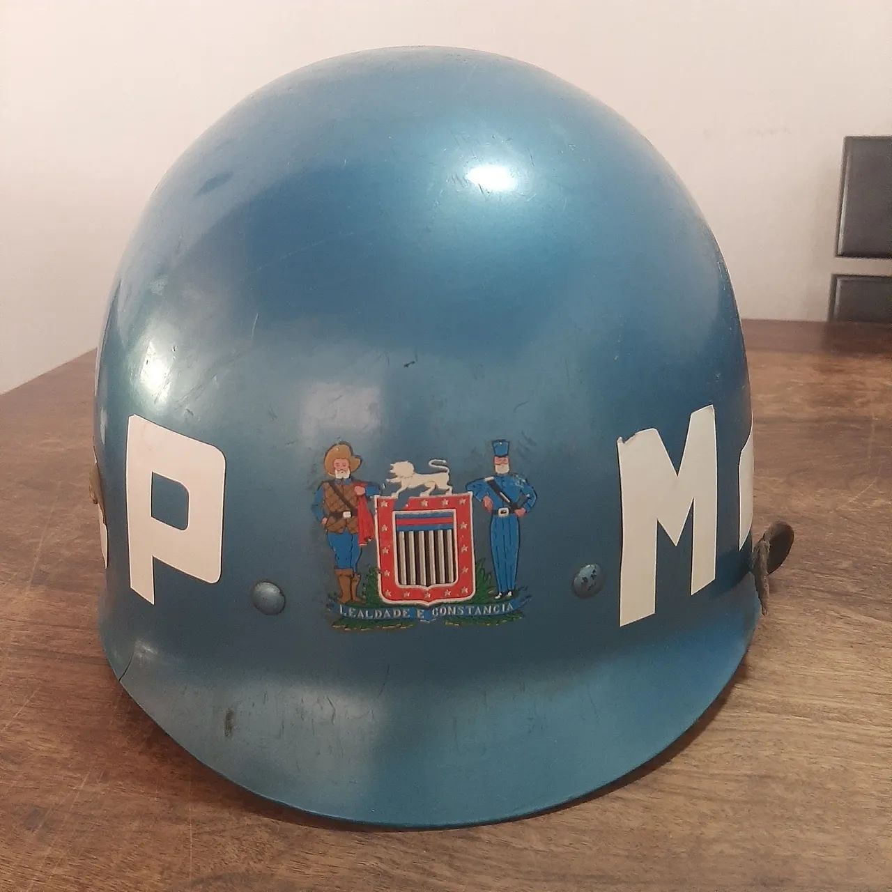Capacete PM anos 70
