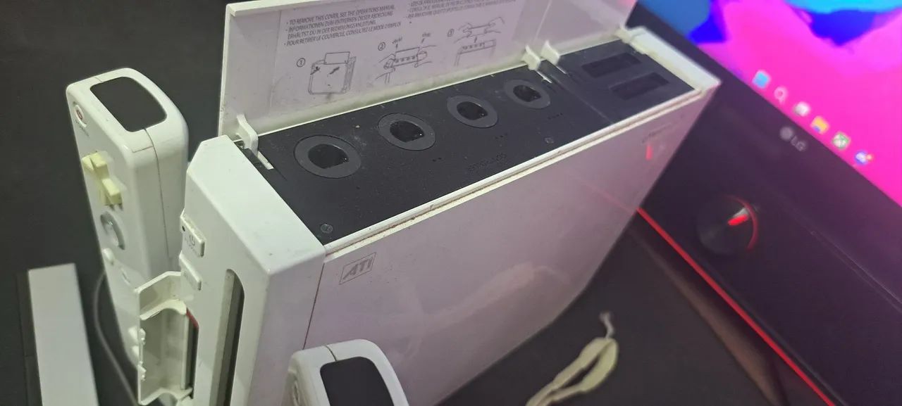 Nintendo wii branco desbloqueado - Foto 2