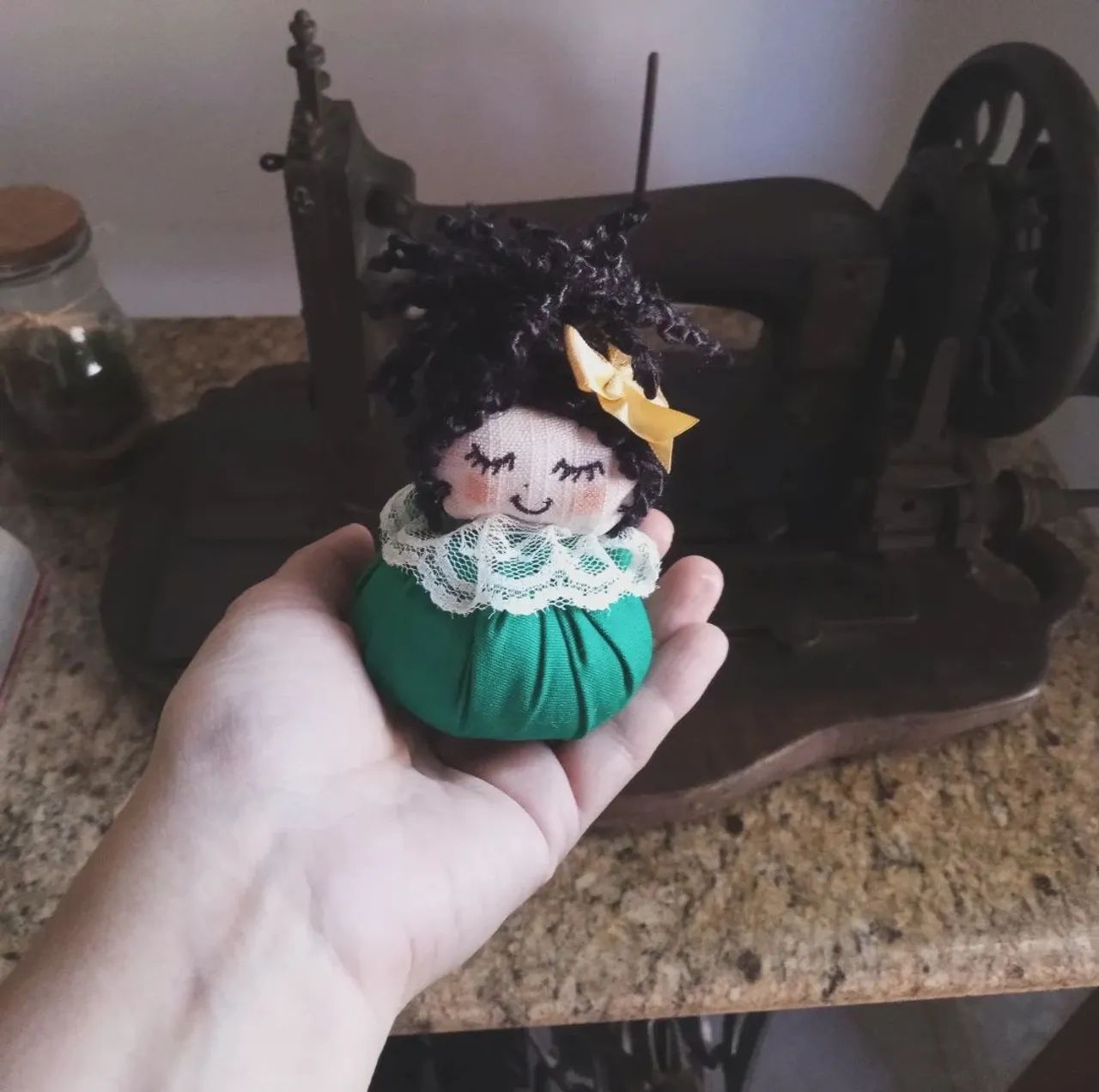 Boneca de pano artesanal - Foto 3
