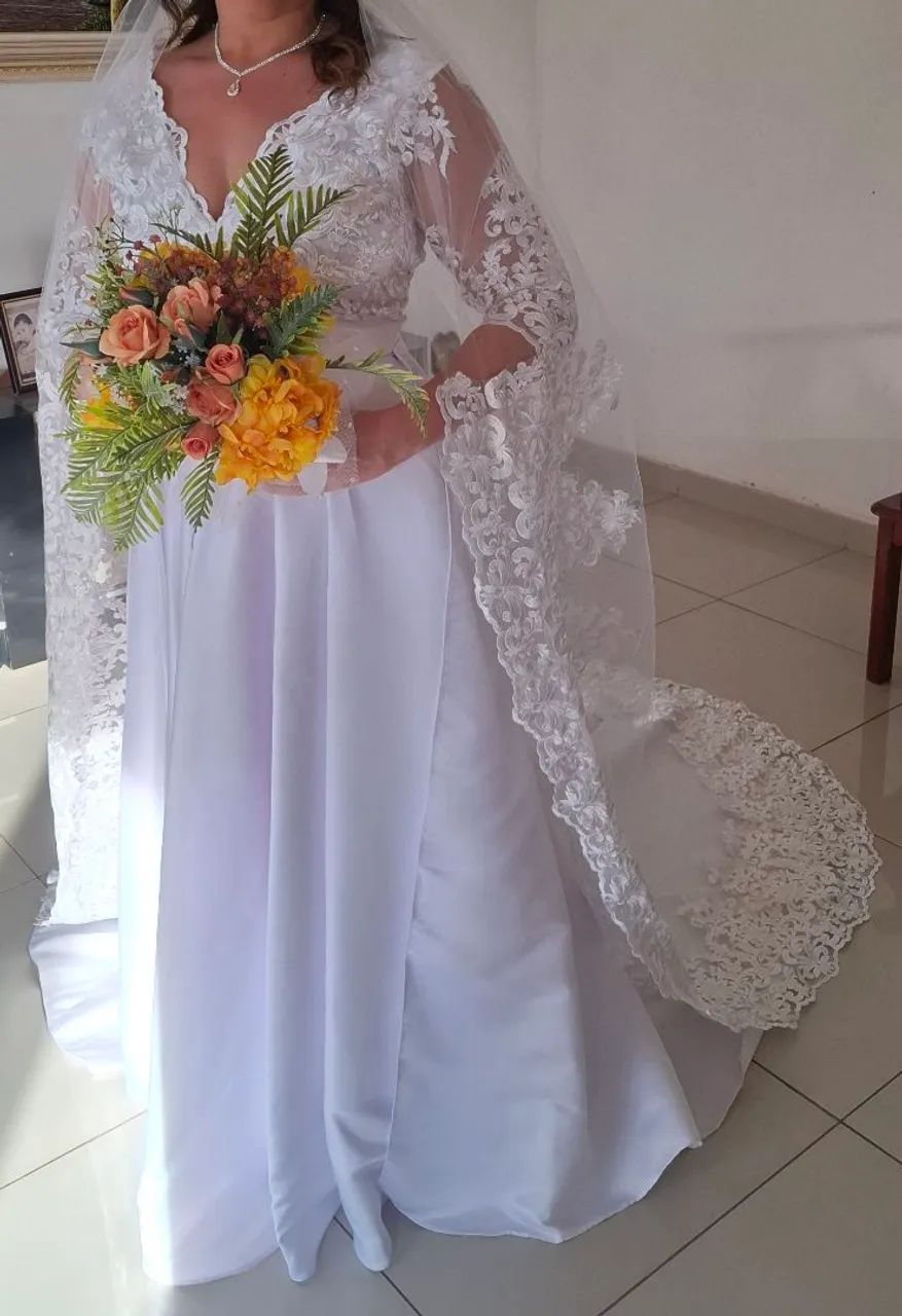 Vestido de Noiva 3 em 1