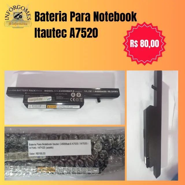 Teclado Para Notebook Itautec A7520 - Foto 4