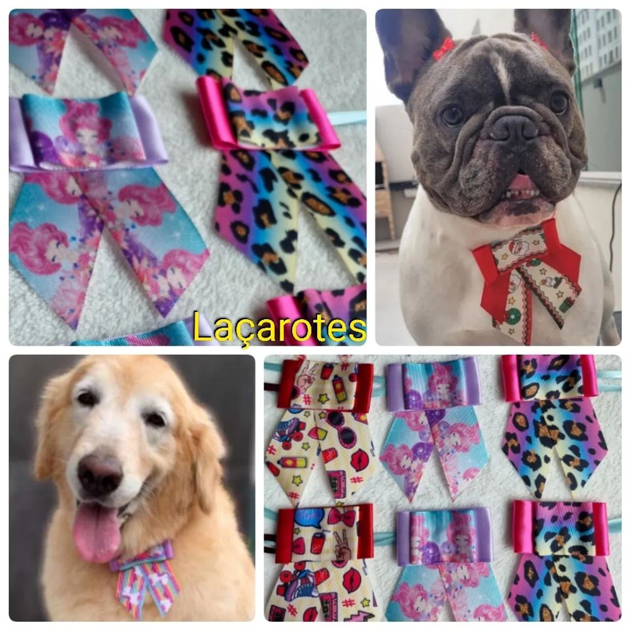 Kits c/ 20 Laços e Laçarotes Petshop 