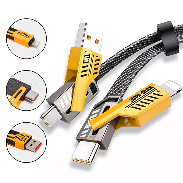 Cabo Carregador Para iPhone e Android Tipo C Super Turbo 65W com 1.2 Metros - Oberon  - Foto 3