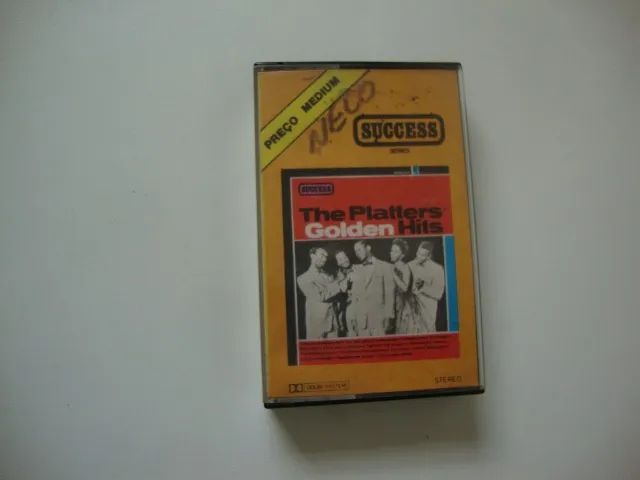 Fita K-7 The Platters - Golden Hits ano 1980.