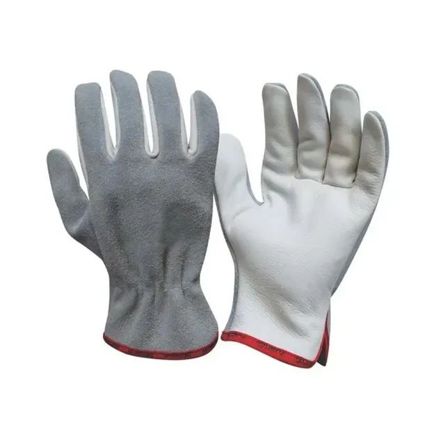 Kit 10 Pares Luva de Vaqueta Mista 7Cm Plasticor - Foto 3