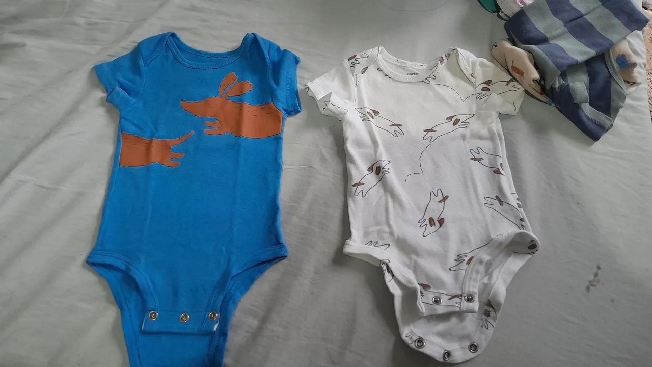 Body bebê menino carter's 5 peças