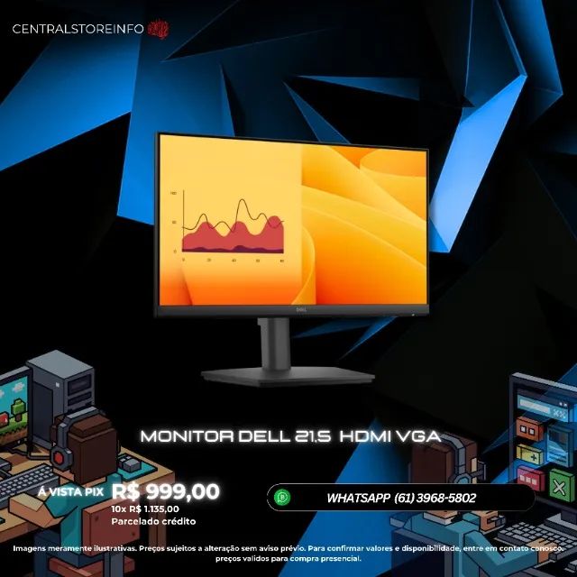 MONITOR DELL 21,5 