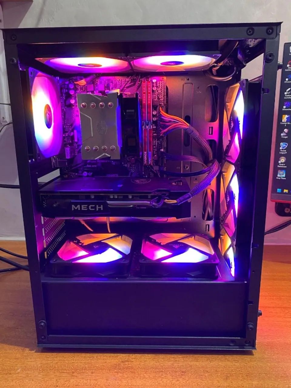 Computador com Ryzen 5 5600 + RX 6650XT 8GB - Foto 3