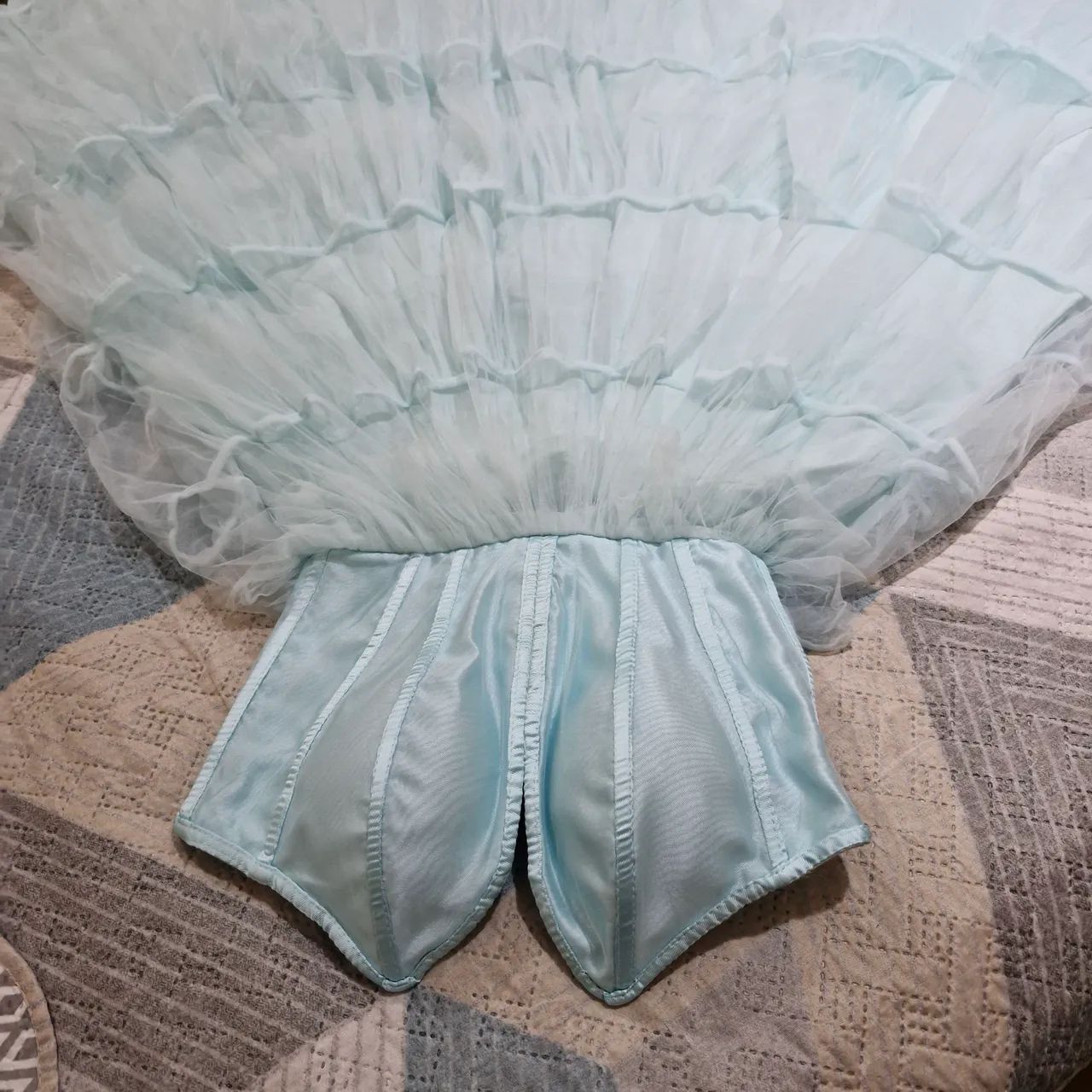 Vestido longo azul lindíssimo.  - Foto 4