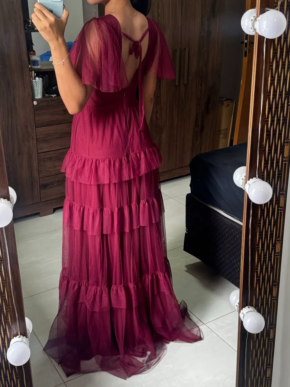 Vestido de Madrinha Marsala - Foto 5