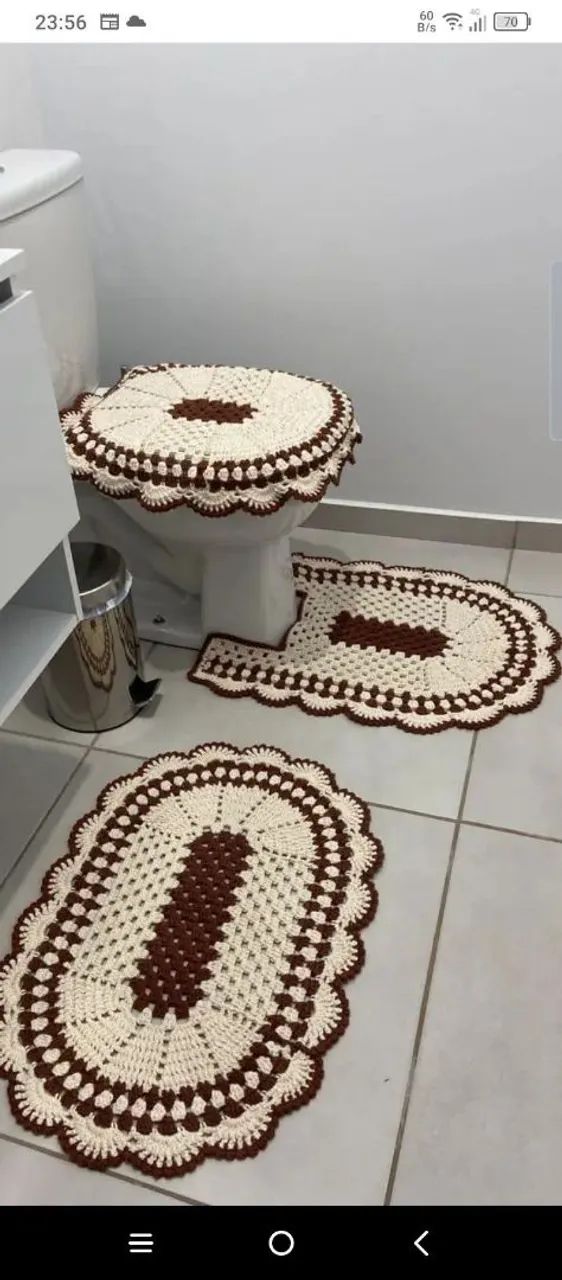 Jogo de Banheiro de croche  - Foto 2