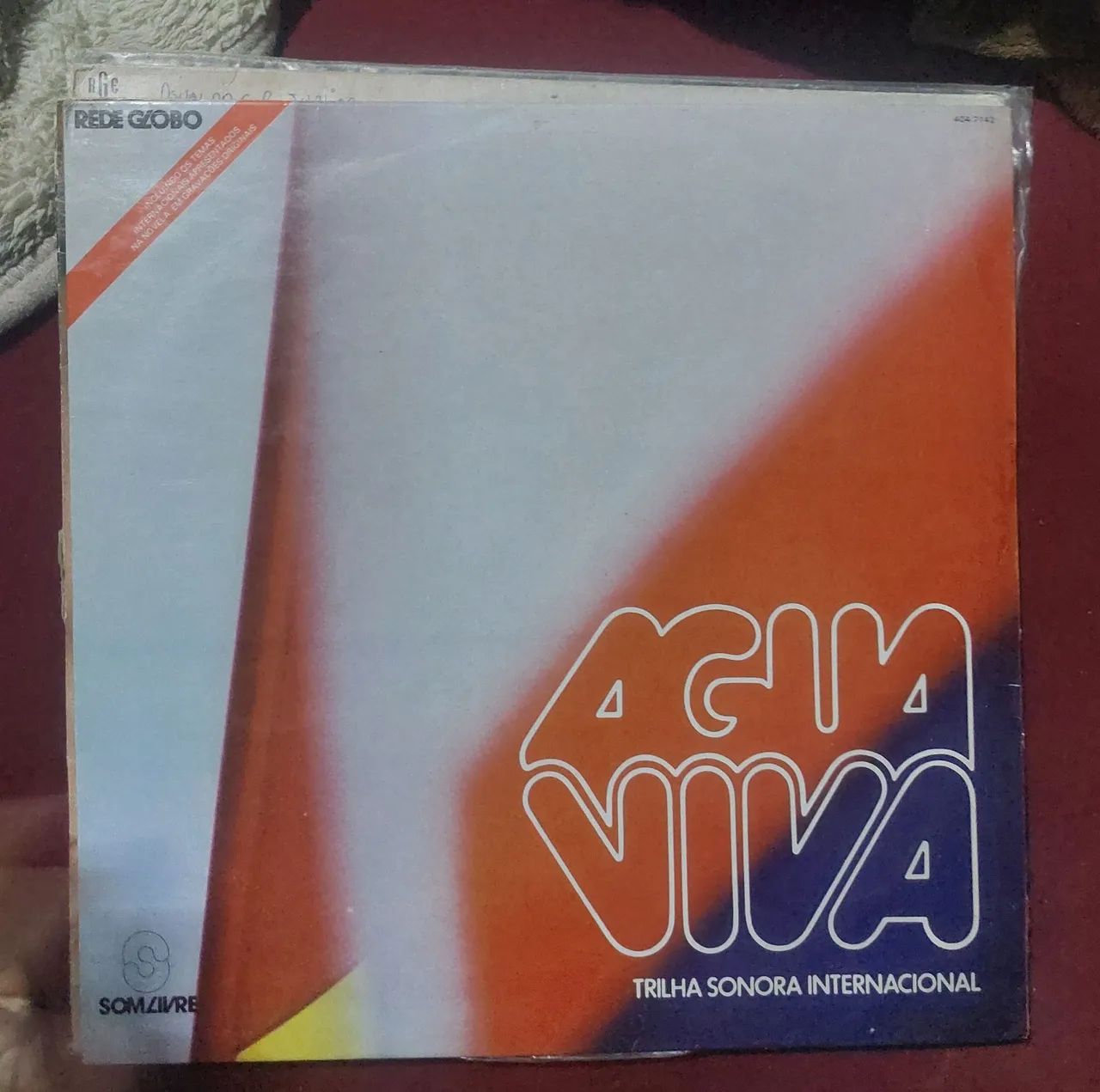 Lp novela - Água Viva 1980