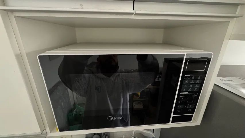 Microondas Midea 20L Branco  - Foto 3