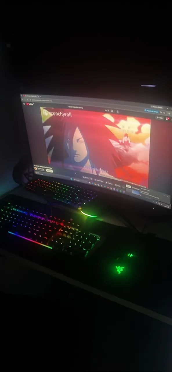 Teclado Hyperx e Mouse Razer Deathadder