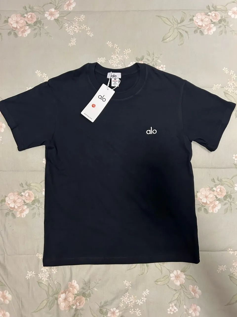 camiseta alo yoga oversized preta tamanho M - Roupas - Residencial