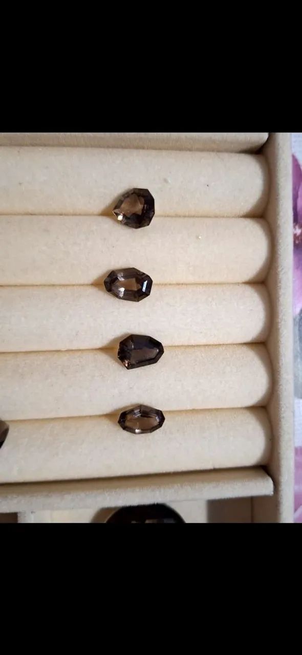 Pedras para Joias - Quartzo Fumê  - Foto 2