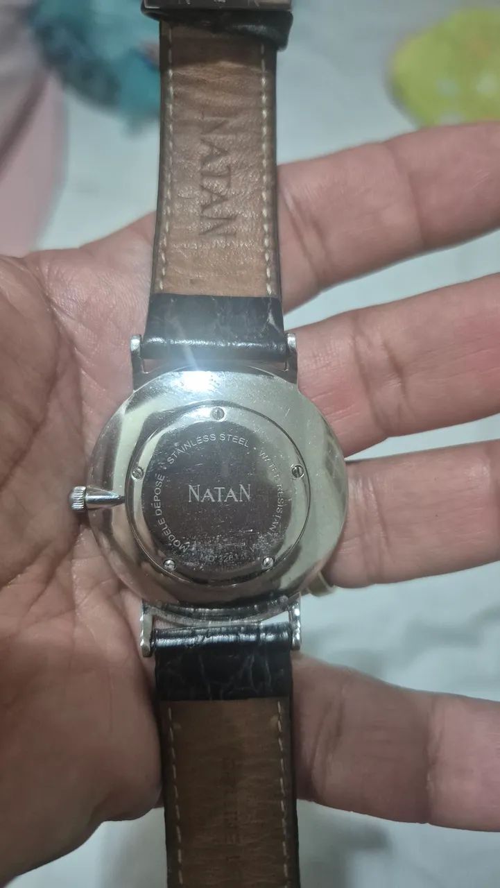 Relógio NATAN SUÍÇO À QUARTZ  MD3261  -  MUITO NOVO - Foto 5