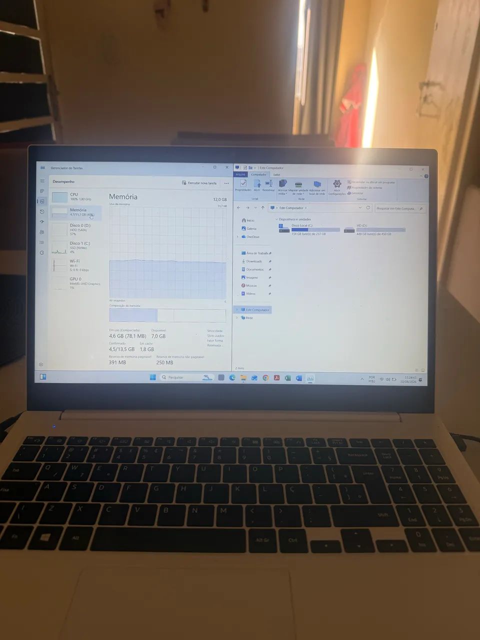Vendo notebook Samsung 