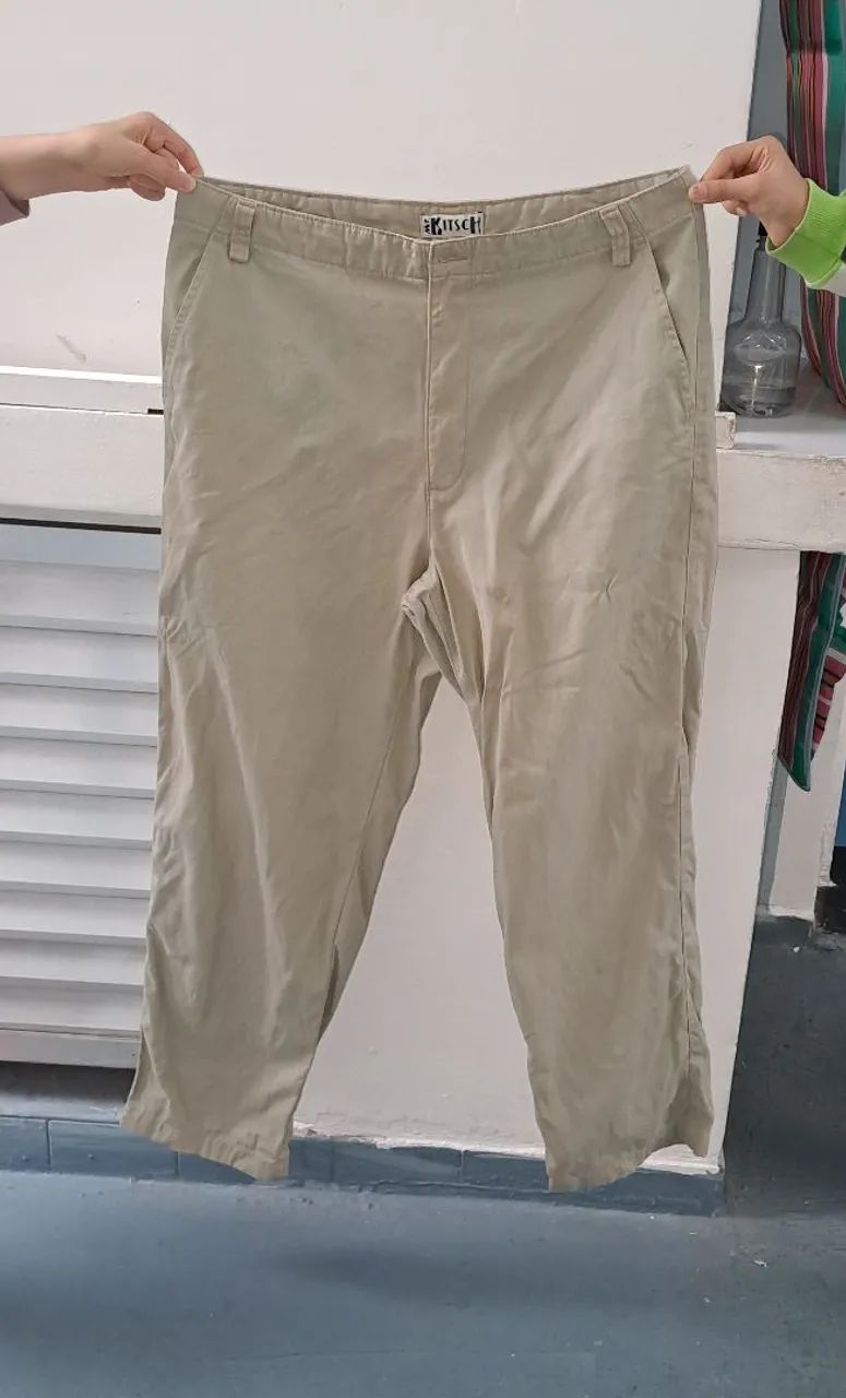 Calça Mr Kitsch de sarja tam 36/38 corte tradicional 