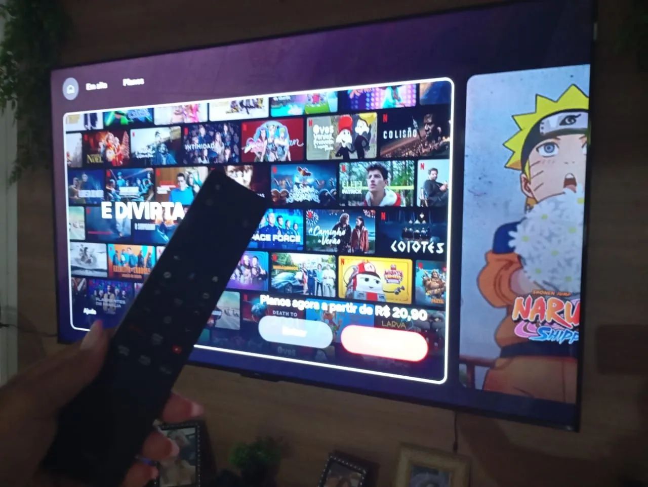 Vendo tv smart 65 polegadas tem nota fiscal  - Foto 2