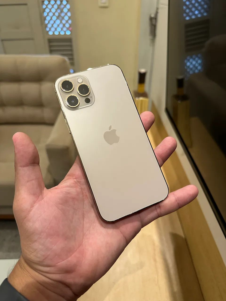 iPhone 12 PRO MAX GOLD 128GB TUDO FUNCIONANDO