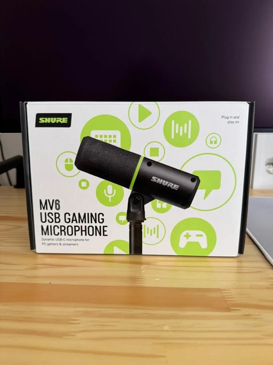 Microfone Shure MV6 USB - Excelente para Live, Podcast e Gravação - Foto 4