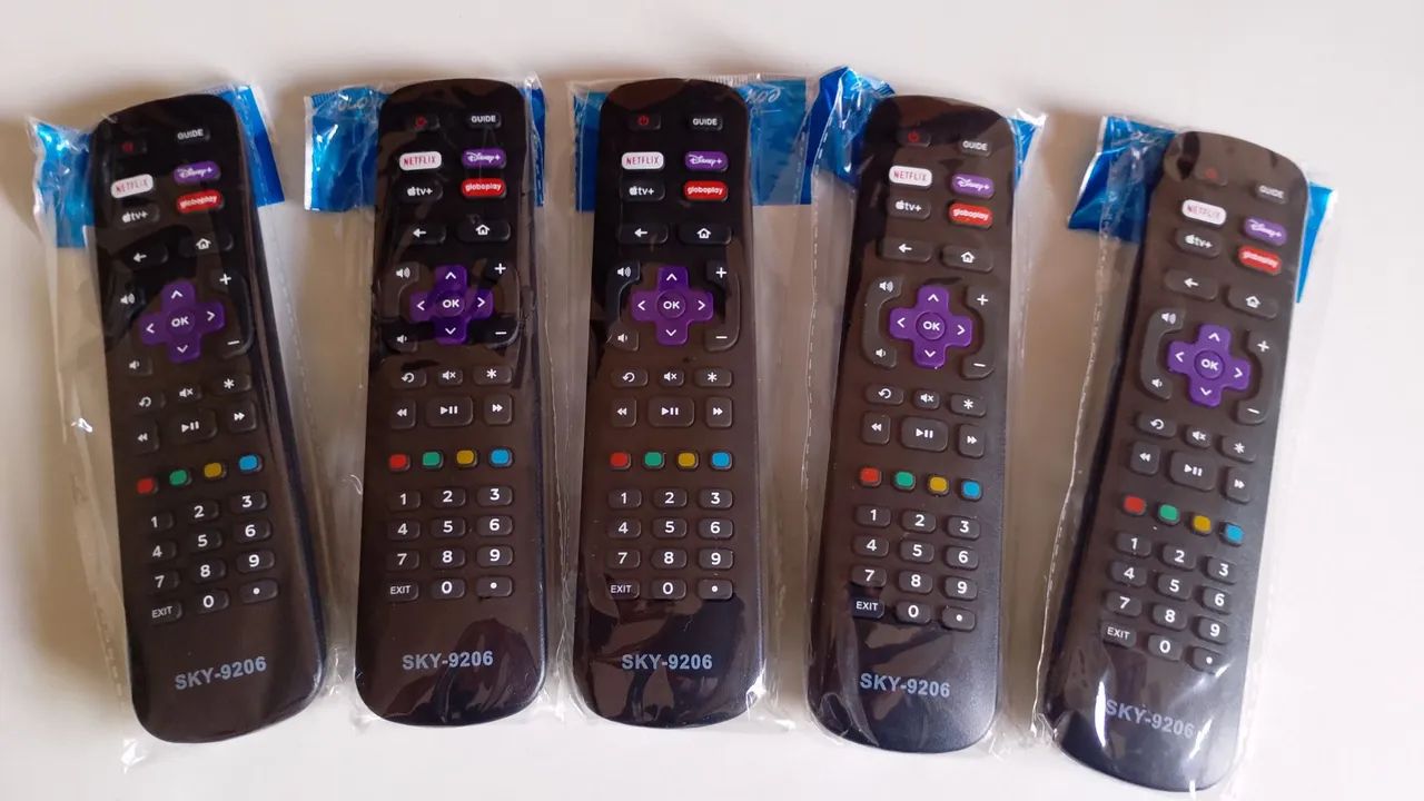 Controle da tv Roku smart 