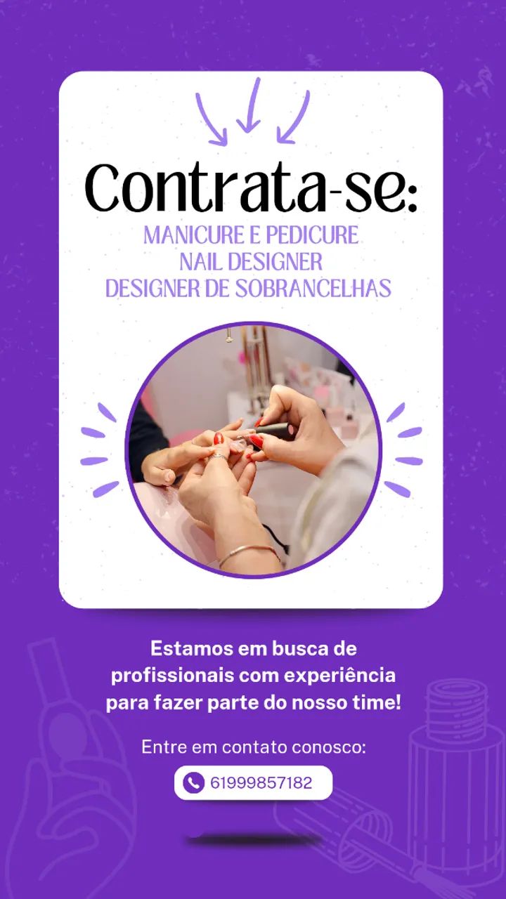 Contrato profissional pra esmalteria em santa Maria .