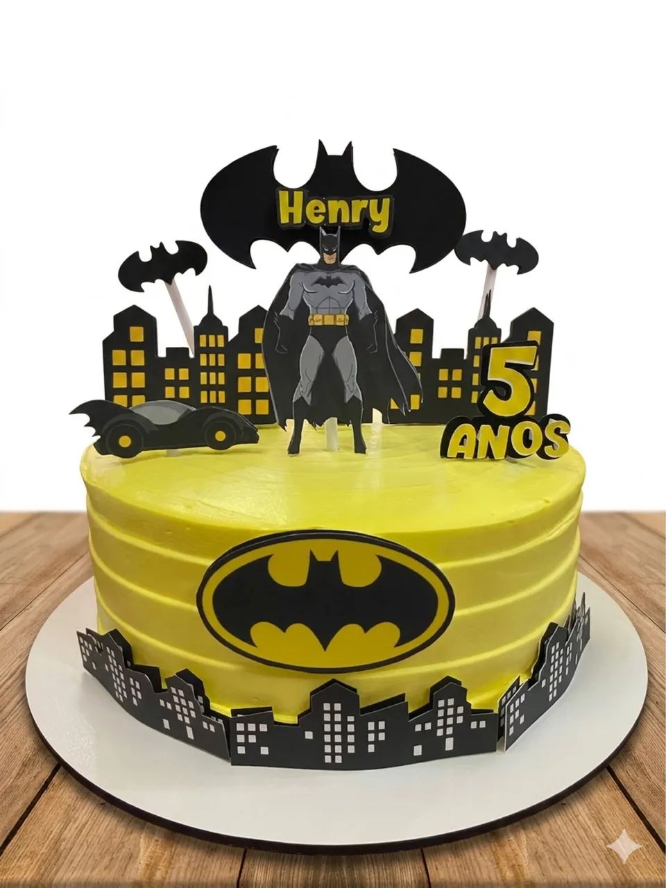 Topo de Bolo Batman 