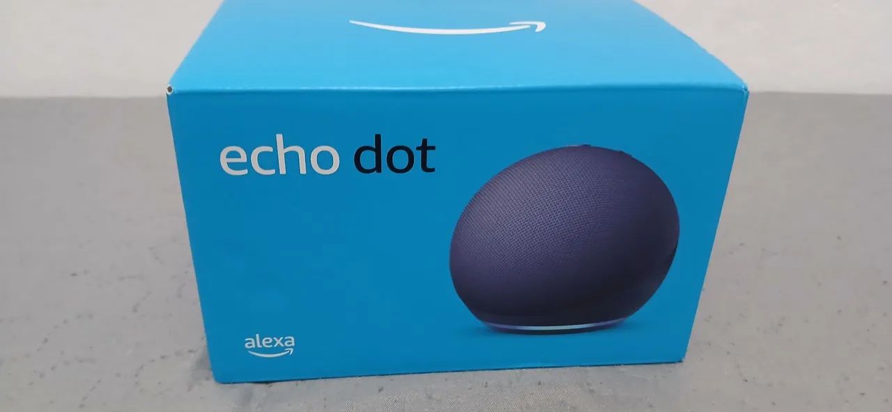 Alexa Echo Dot 5ª Geração Azul  - Foto 2