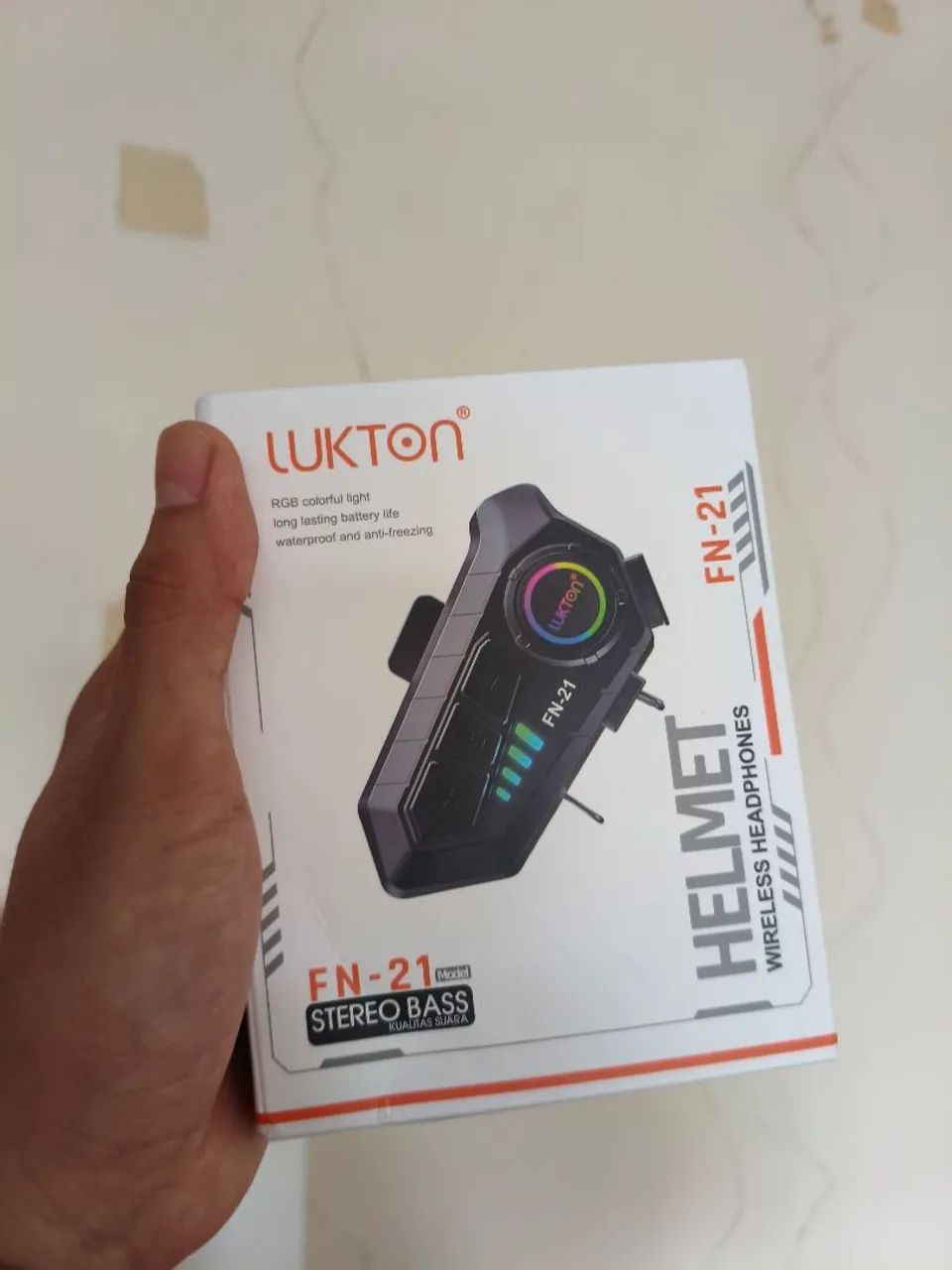 Intercomunicador para capacete moto Lukton