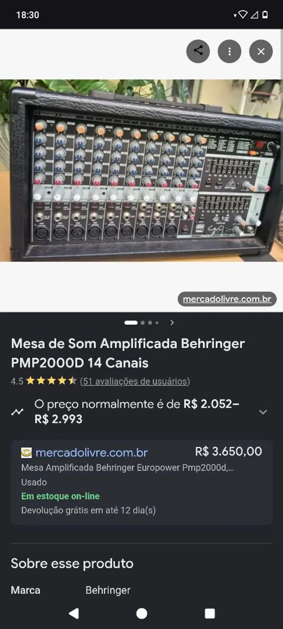 Mesa de som  - Foto 2