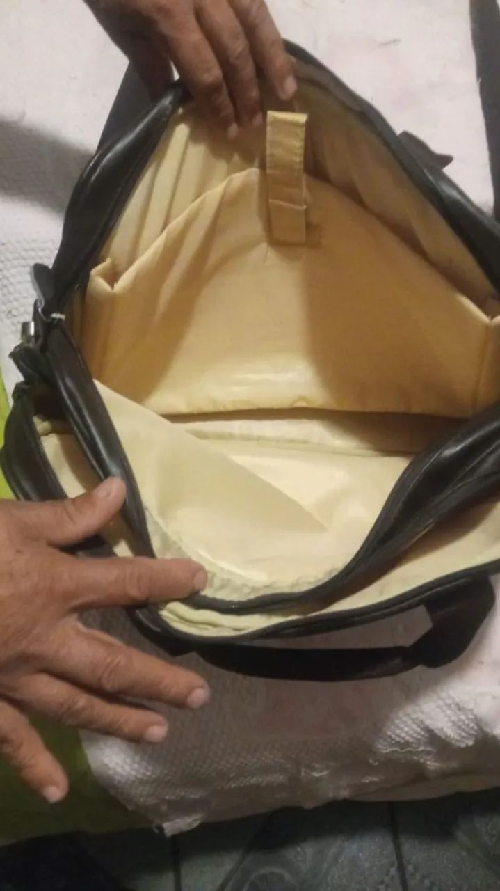Bolsa em couro marca vestini  - Foto 4