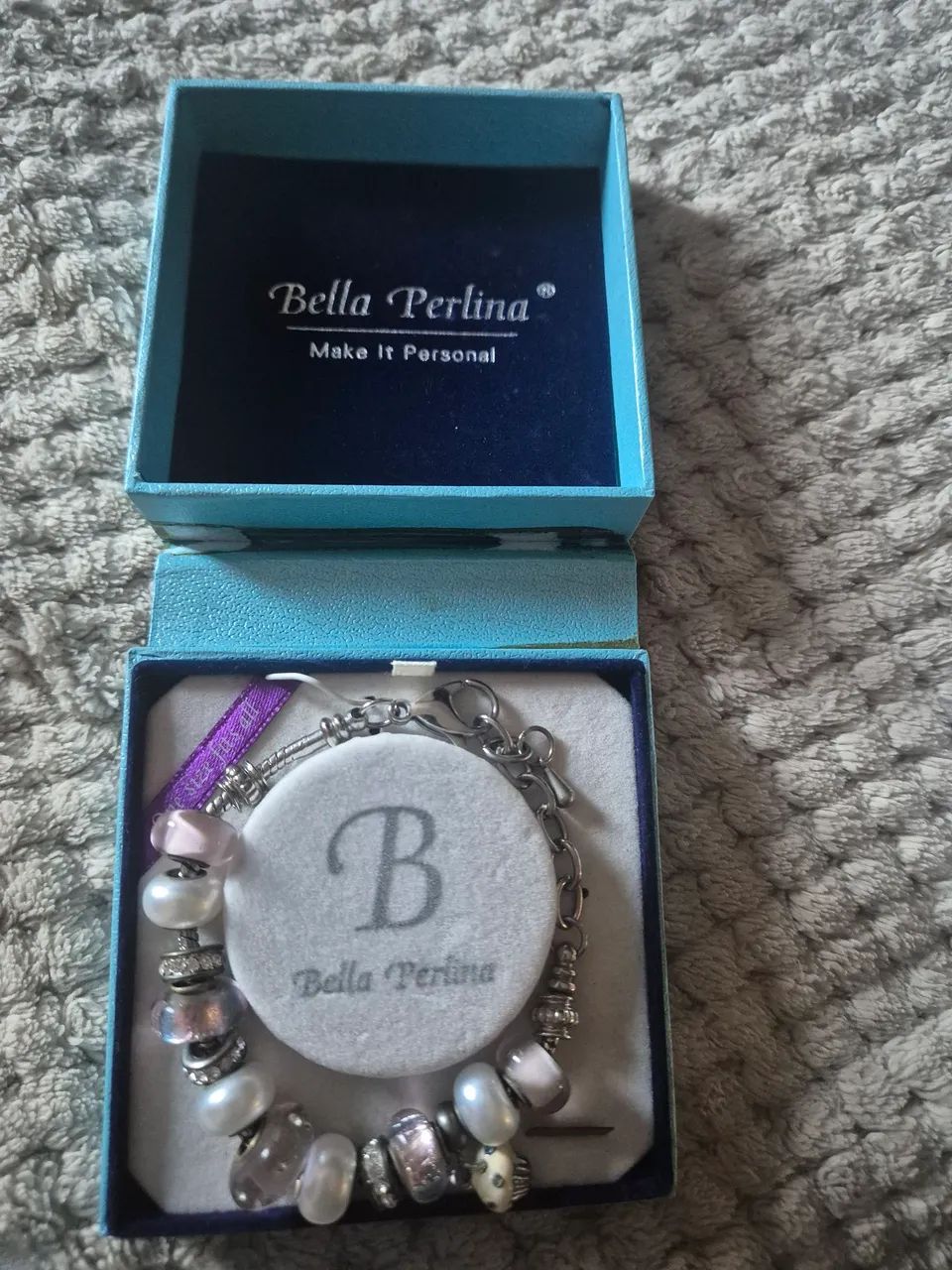 Pulseira com Berloques Bella Perlina - Foto 2