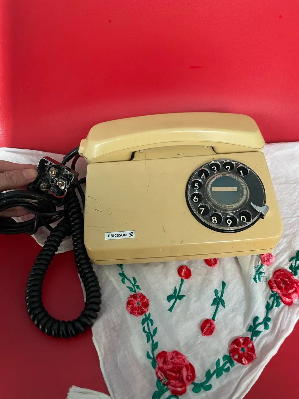 Telefone vintage de disco - Foto 2