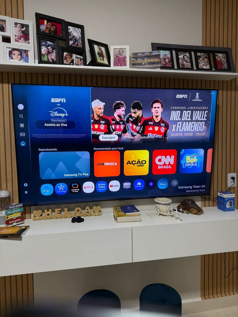 Smart TV 65 polegadas Samsung 4K UHD Crystal UHD
