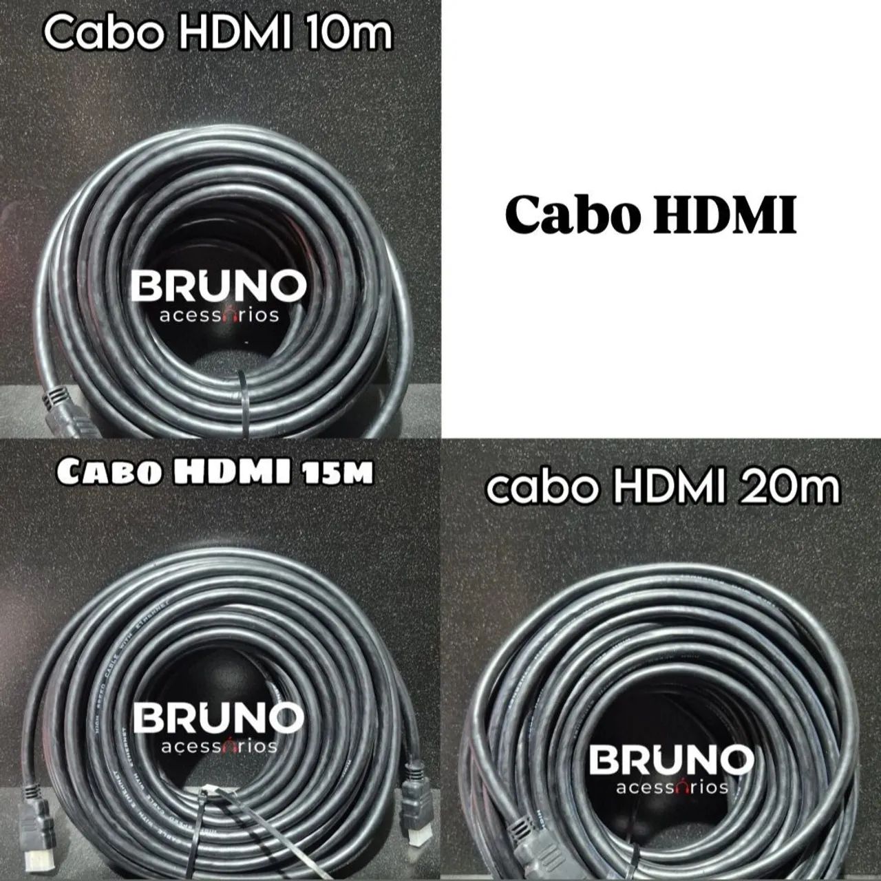 CABOS HDMI 1,2,5,10 E 20 METROs