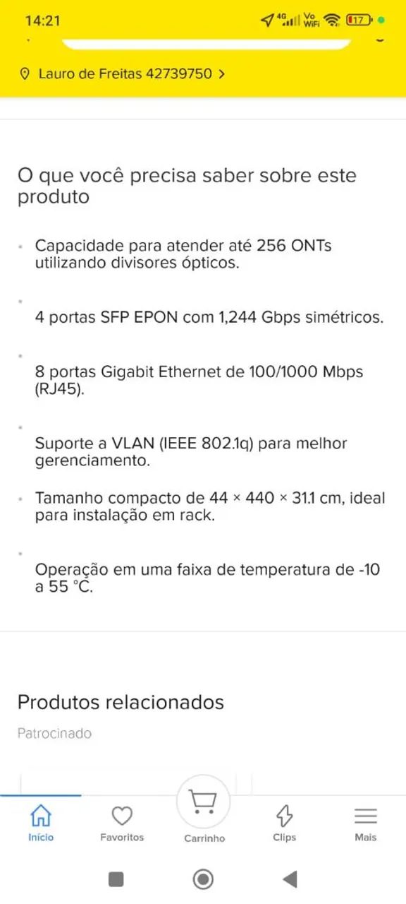 OLT E-PON 4840 Semi nova  - Foto 2
