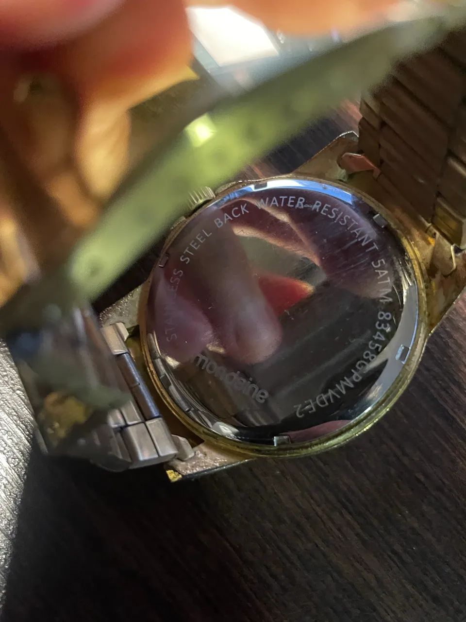 Relógio Mondaine Dourado - Foto 5