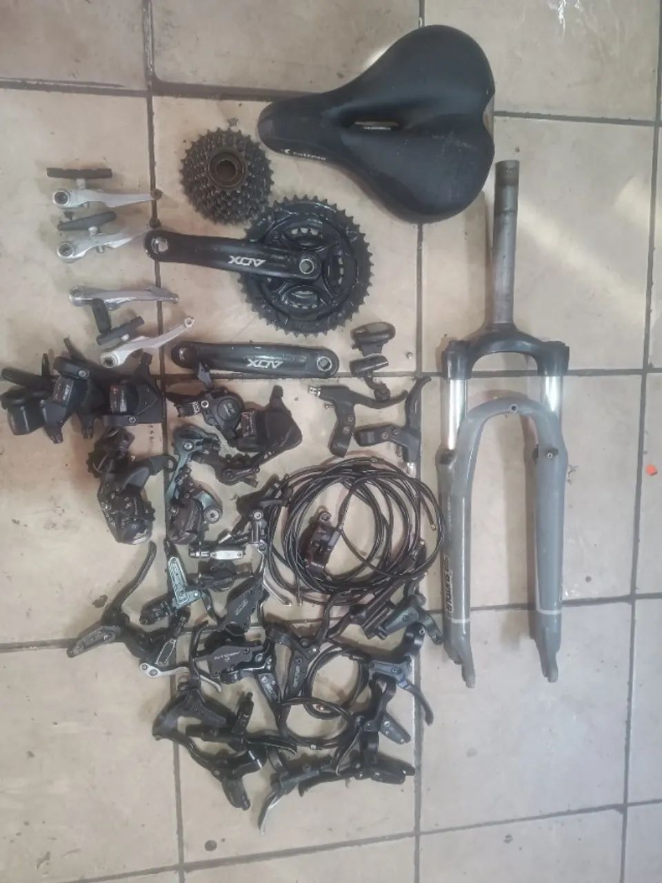 Peças de bicicleta desapego  - Foto 2