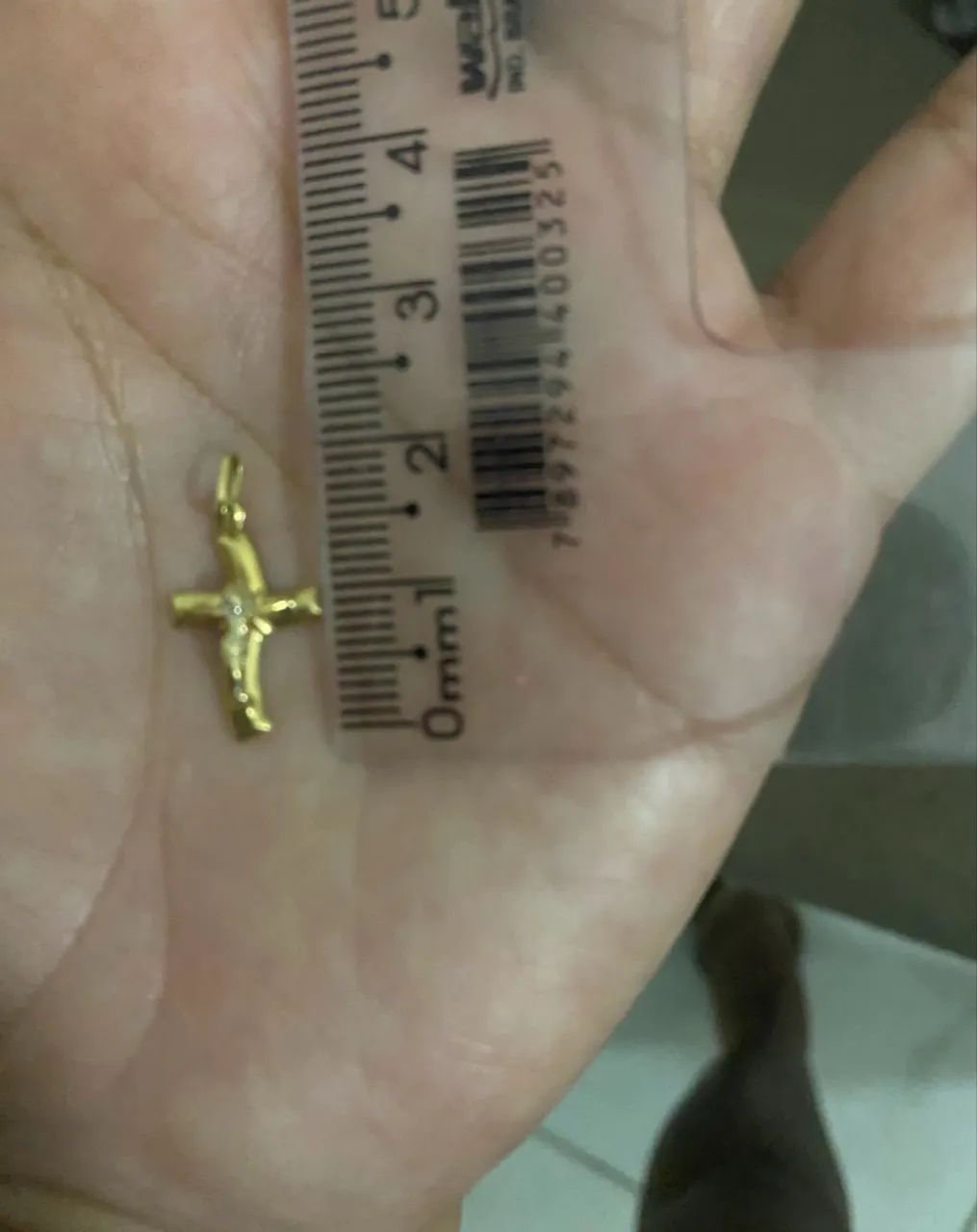 Cordão de ouro feminino 18k com 46 cm - Foto 4