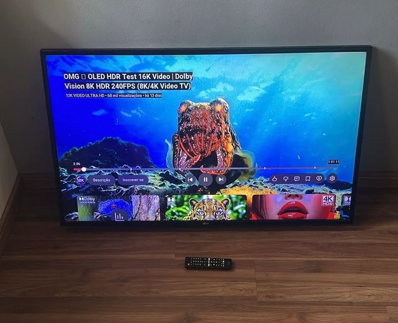 TV SMART 55 LG 4K DOLBY ÁUDIO NOVINHA - Foto 2