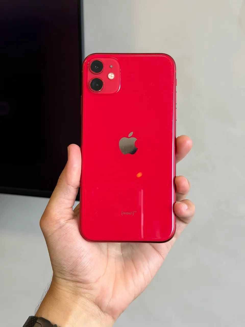iPhone 11 128 Vermelho Excelente Garantia  - Foto 2