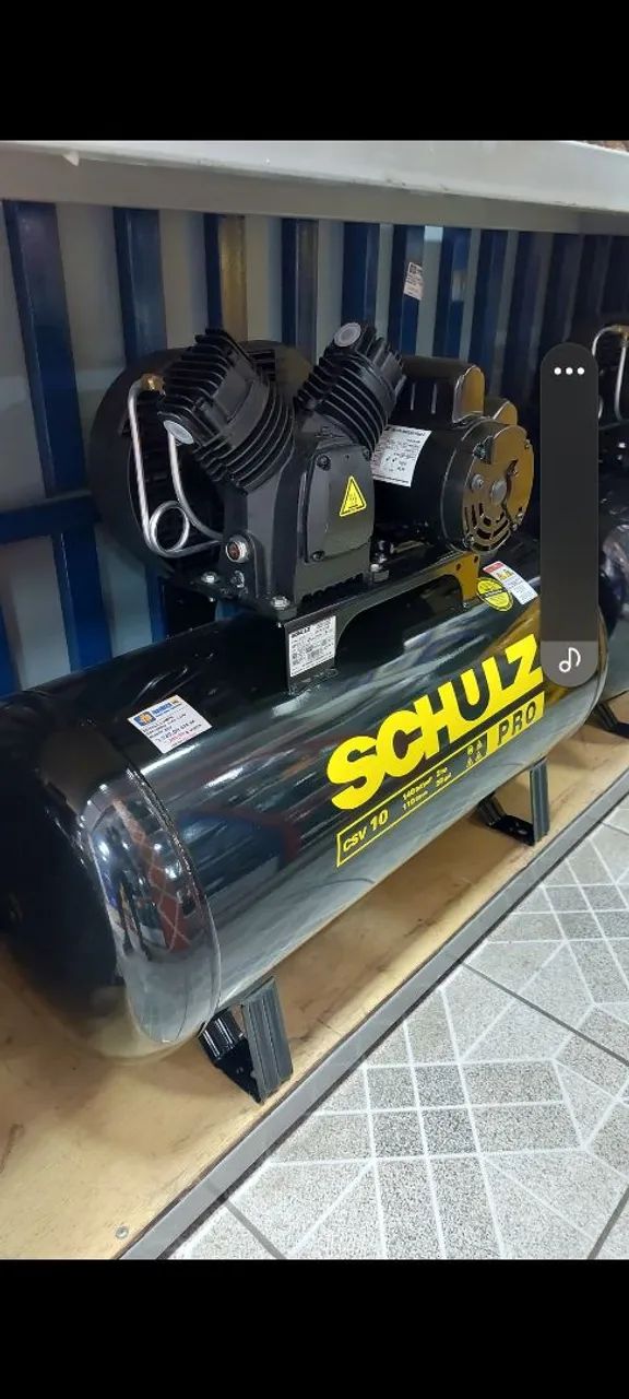 COMPRESSOR 110L 2CV MONO 127/220V 140PSI CSV10 SCHULZ