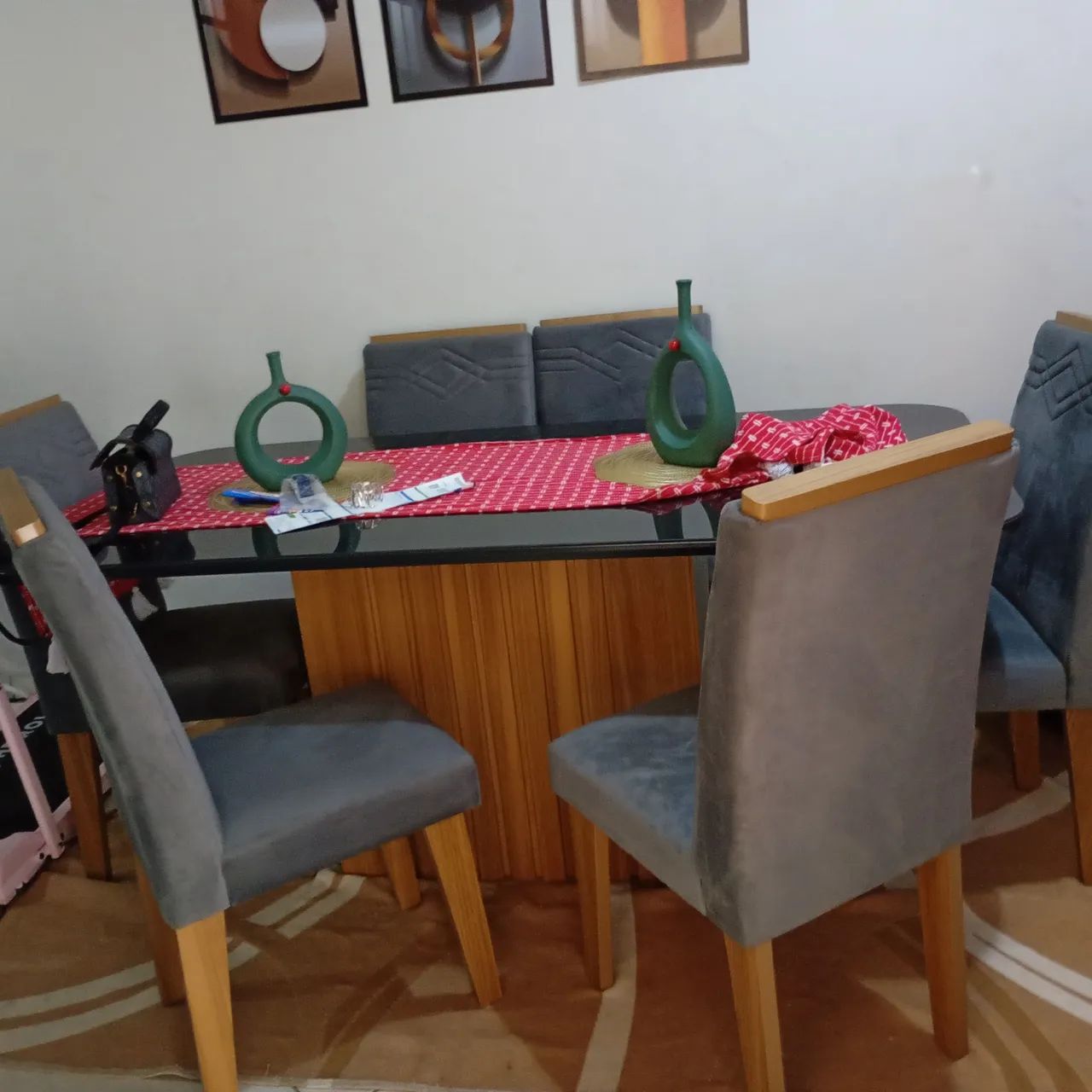 Mesa de jantar com 6 cadeiras  - Foto 2