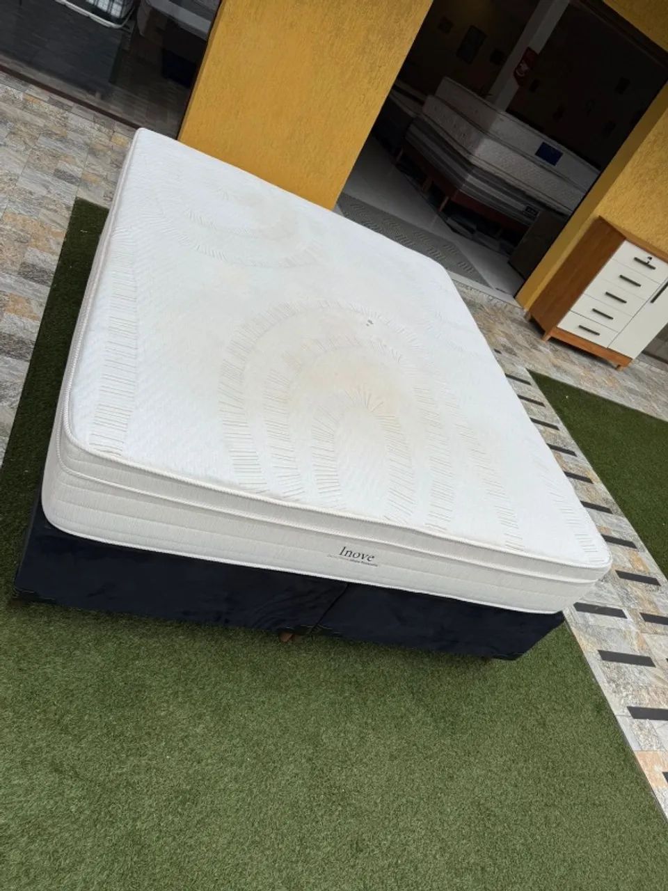 Cama de Casal QUEEN INOVE SEMINOVA - Entrego!  - Foto 3